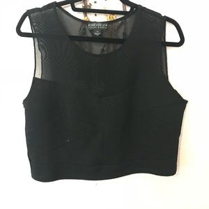 Plus size crop top